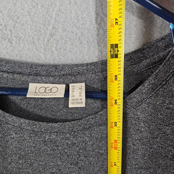 Lot of 4 LOGO Women's Large Tunic Tops Jersey and Henley Pockets Casual - Picture 9 of 9